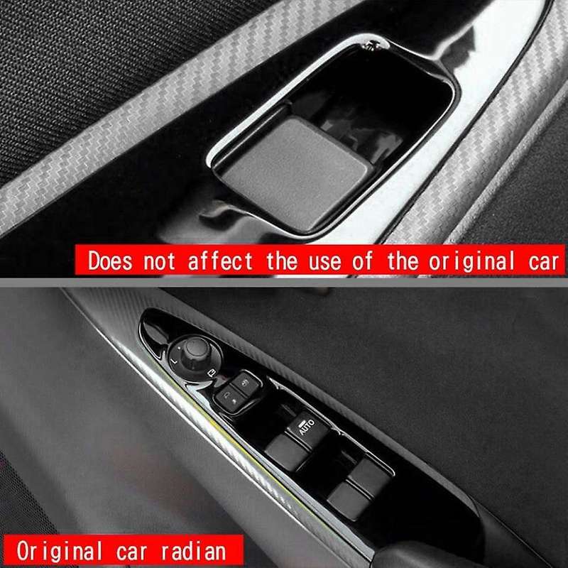 Car Window Glass Lifter Switch Panel Window Lifter Switch Decorative Cover for 2 2019-2021 RHD B