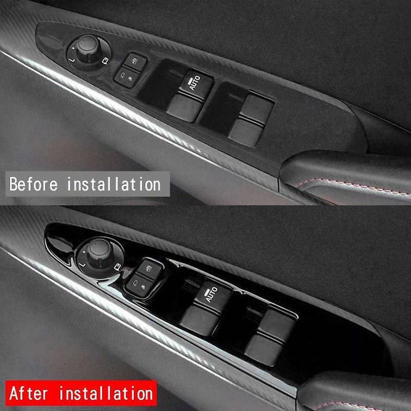 Car Window Glass Lifter Switch Panel Window Lifter Switch Decorative Cover for 2 2019-2021 RHD B