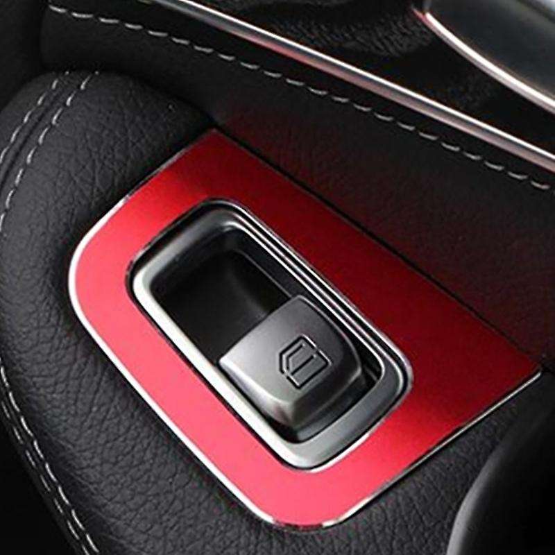 Car Window Glass Lift Switch Button Panel Frame Cover Trim Car Interior Accessories for C GLC Class