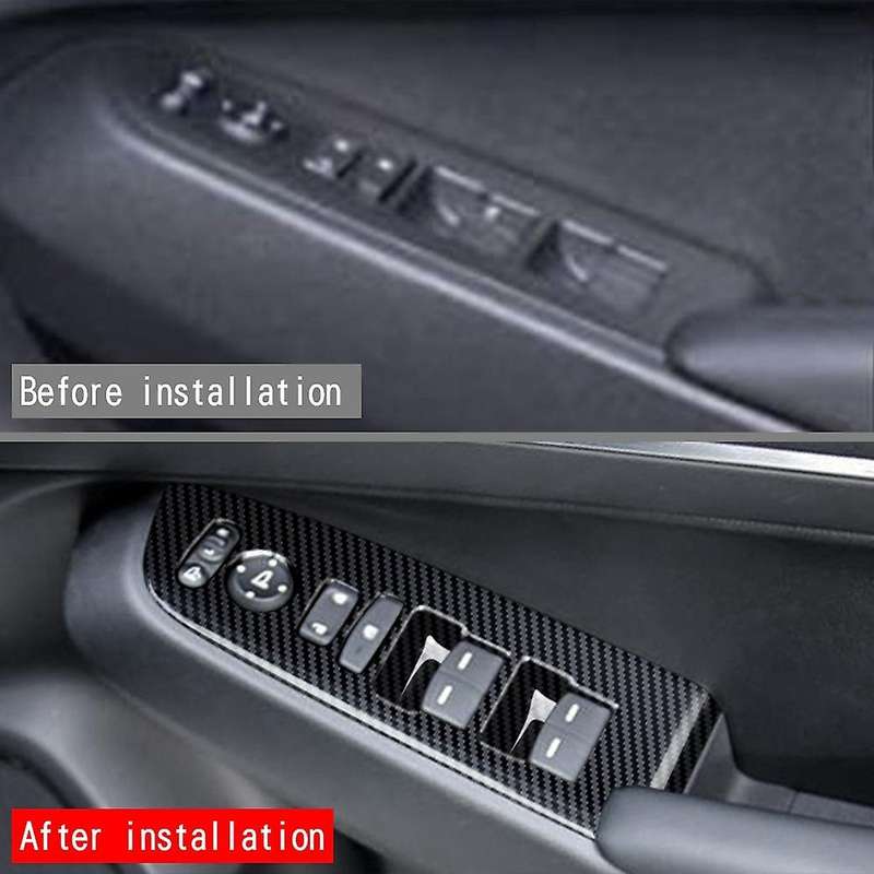 Car Window Glass Lifter Switch Window Glass Switch Panel Inner Armrest Decorative Strip for VEZEL 20