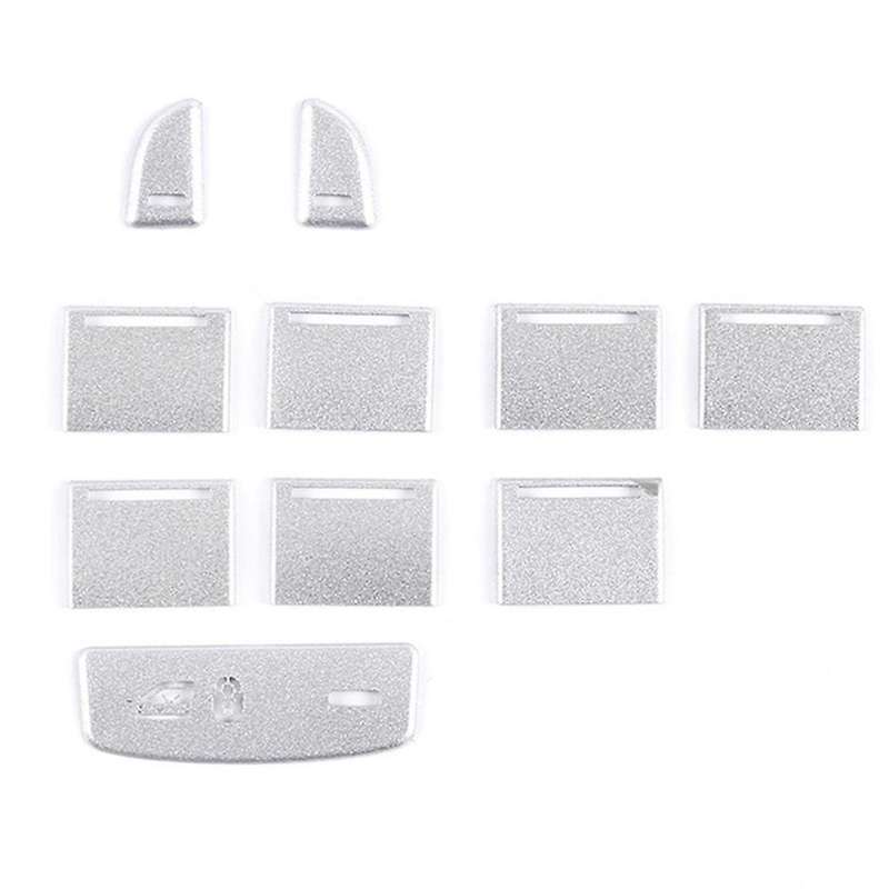 Car Window Lift Button Trim Stickers Accessories for XE 15-19 XF 16-20 F-Pace 16-20 E-Pace