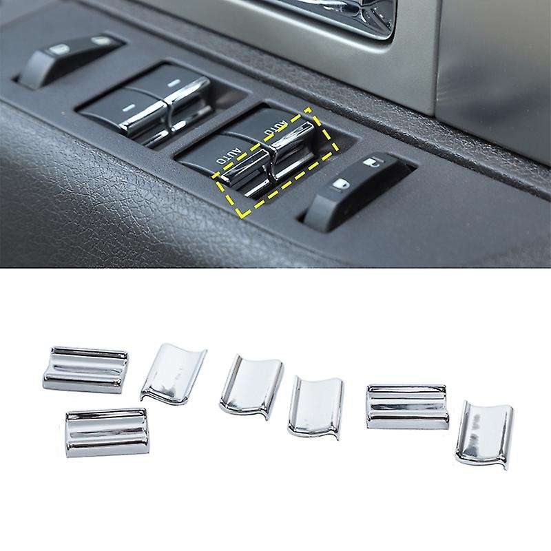 Car Window Lift Button Trim Cover Bezels for 2009-2014 Accessories
