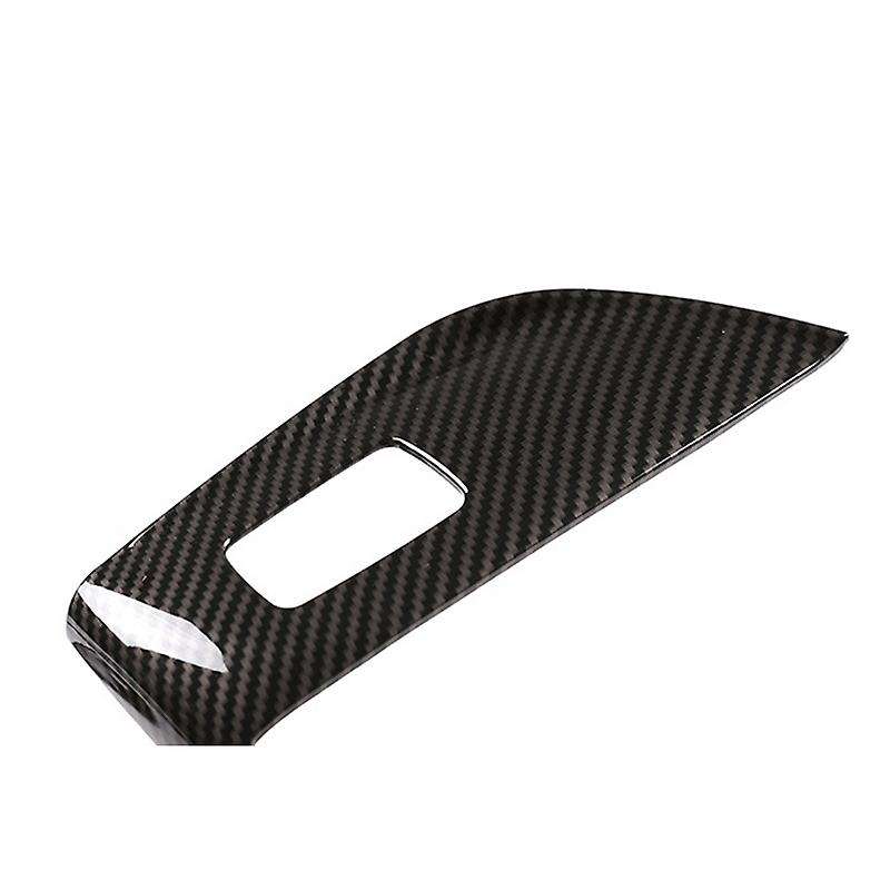 Car Window Lift Button Frame Trim Carbon Fiber for E Class W213 2016-2019 Left Hand Drive