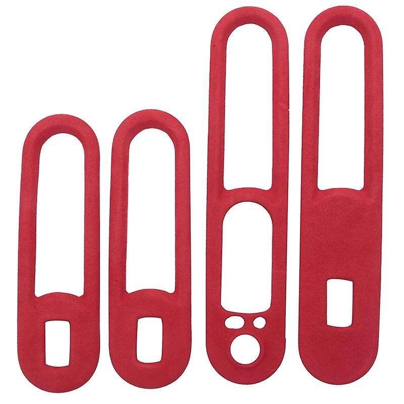Car Window Lift Switch Control Panel Cover Tirm Sticker for F54 15-20 Accessories Suede Red