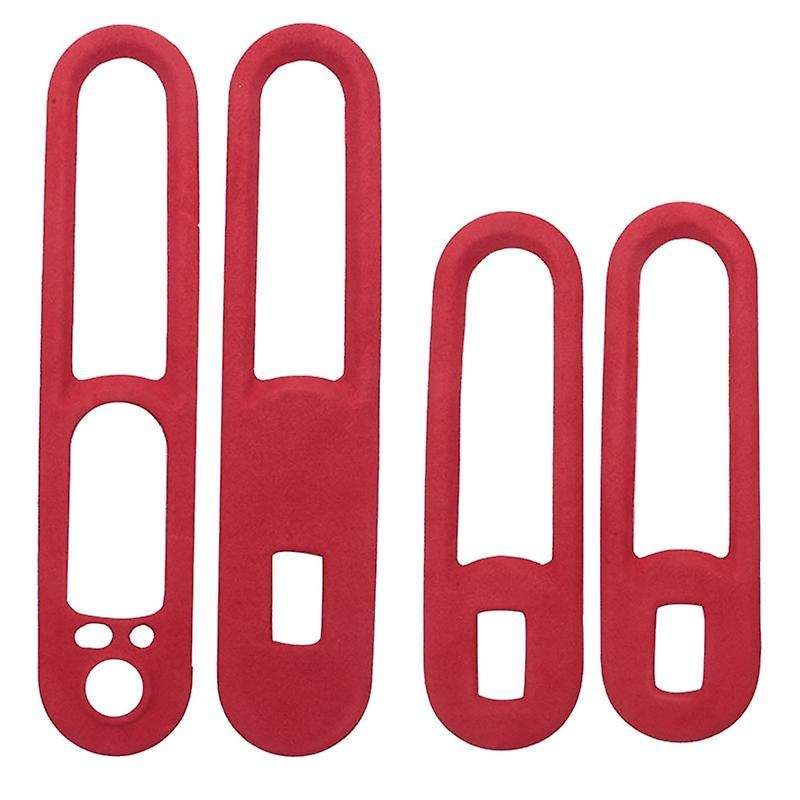 Car Window Lift Switch Control Panel Cover Tirm Sticker for F54 15-20 Accessories Suede Red