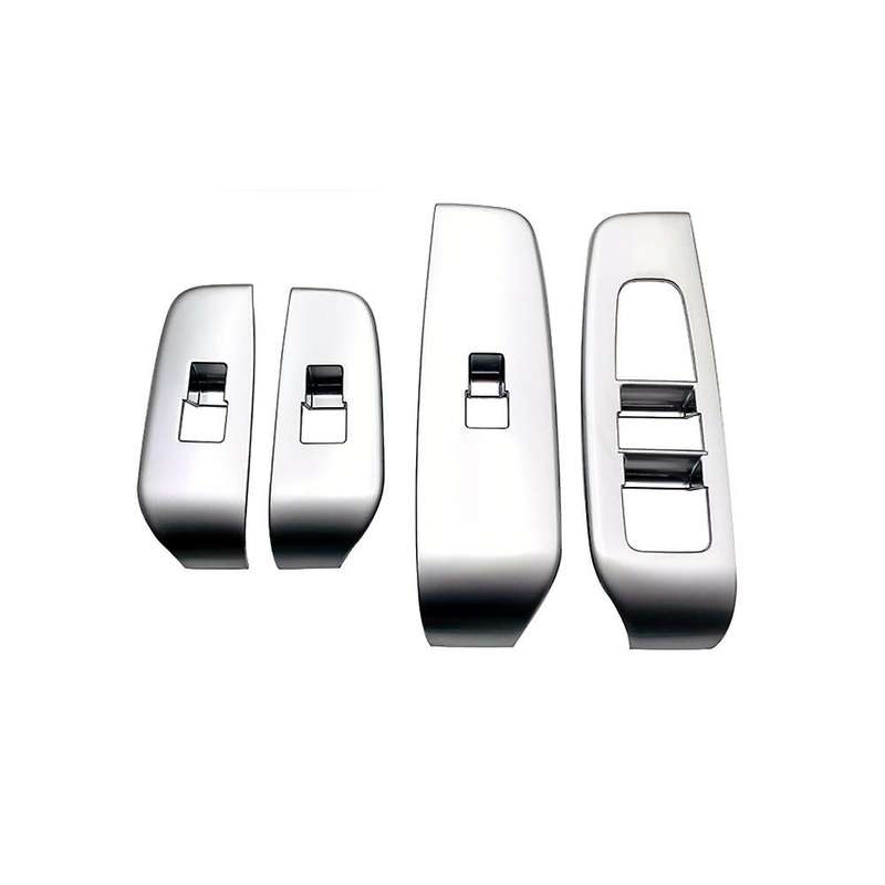 Car Window Lift Switch Button Frame Cover Trim for 2021 Note E13 Chrome