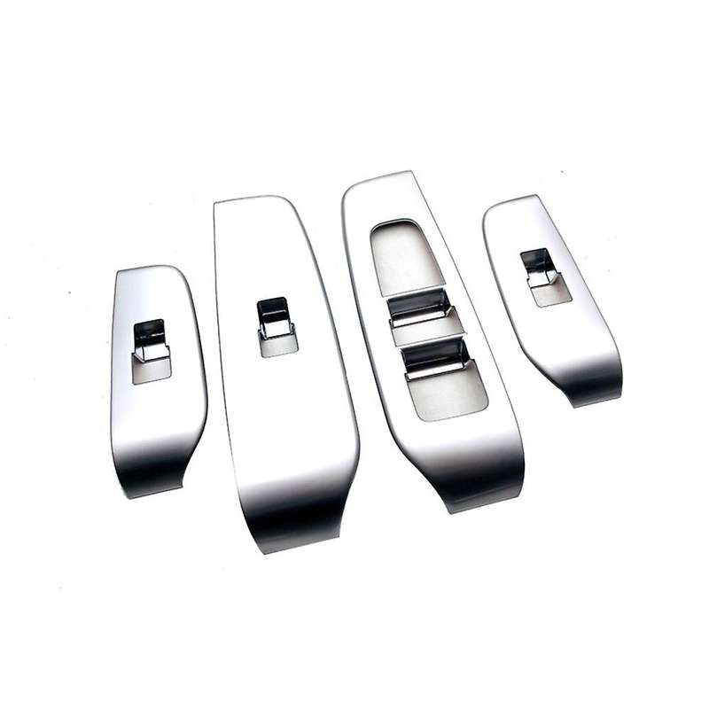 Car Window Lift Switch Button Frame Cover Trim for 2021 Note E13 Chrome