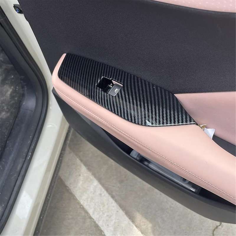 Car Window Lift Switch Button Cover Interior Door Armrest Trim Panel LHD for Dolphin Mini/ Seagull