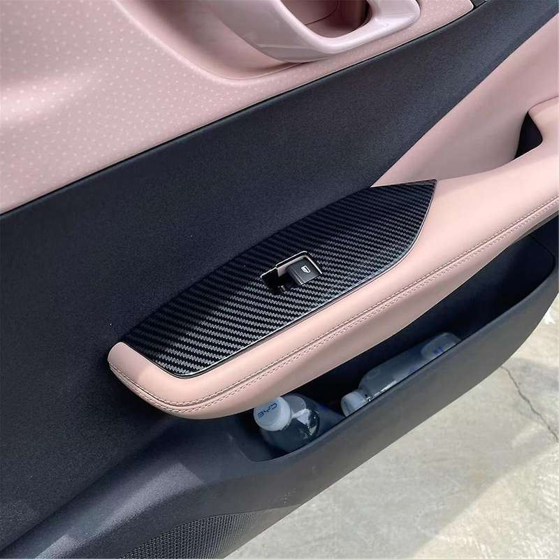 Car Window Lift Switch Button Cover Interior Door Armrest Trim Panel LHD for Dolphin Mini/ Seagull