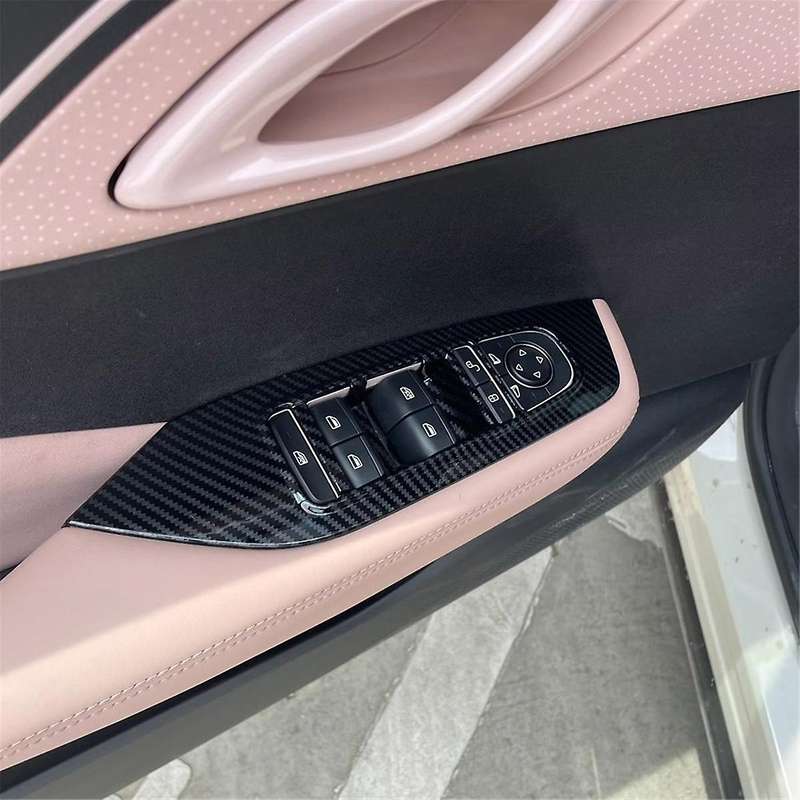 Car Window Lift Switch Button Cover Interior Door Armrest Trim Panel LHD for Dolphin Mini/ Seagull