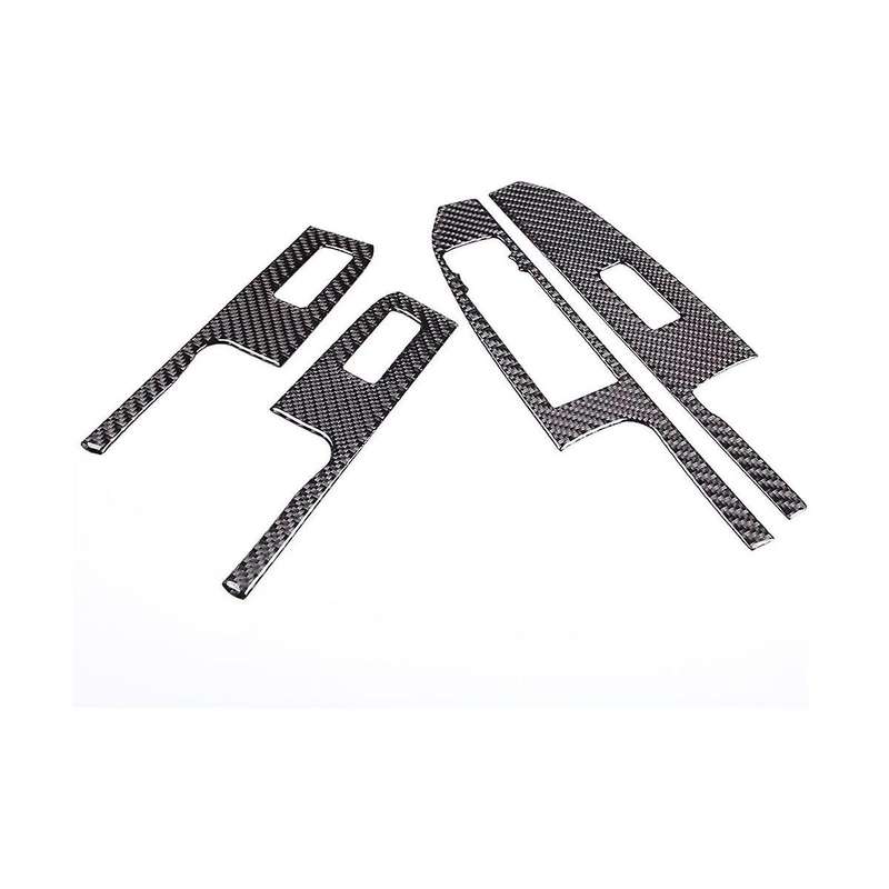 Car Window Lift Switch Frame Panel Cover Sticker Decoration for 2022 2023 Accessories - Soft Carbon