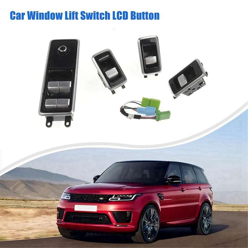 Car Window Lift Switch LCD Button for Range Sport L320 13-17 Sport L494 14-17 5 17-18