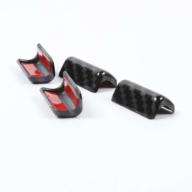 Car Window Lifting Switch Button Trim Cover ABS for Jimny 2019 2020 2021 Accessories (Carbon Fiber)