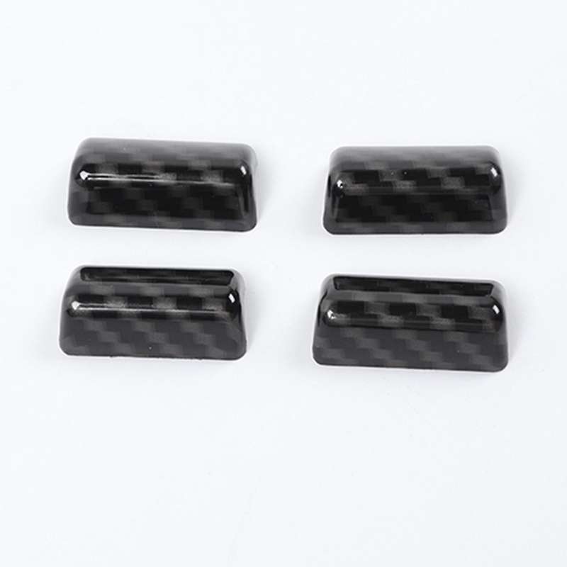 Car Window Lifting Switch Button Trim Cover ABS for Jimny 2019 2020 2021 Accessories (Carbon Fiber)