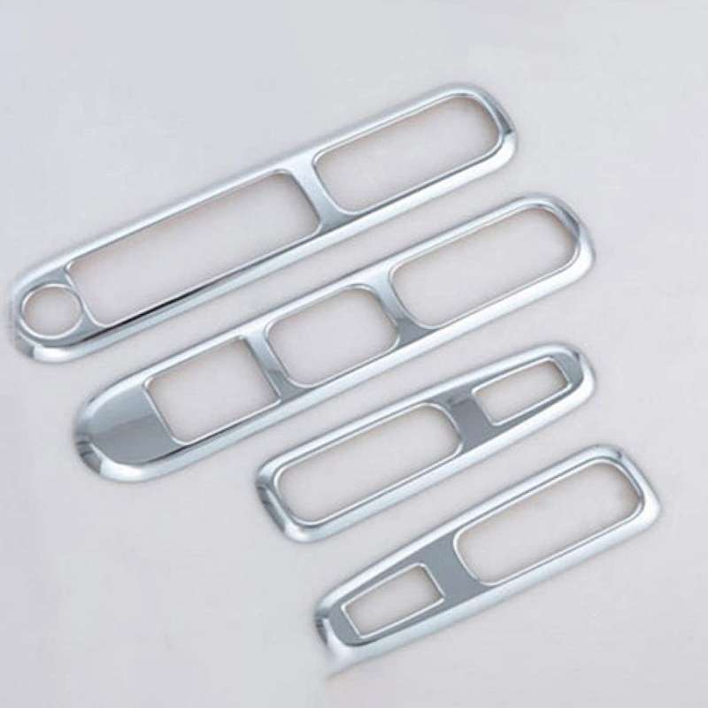 Car Window Lifter Panel Frame Decoration Cover Trim Sticker for 3008 2012 - 2015