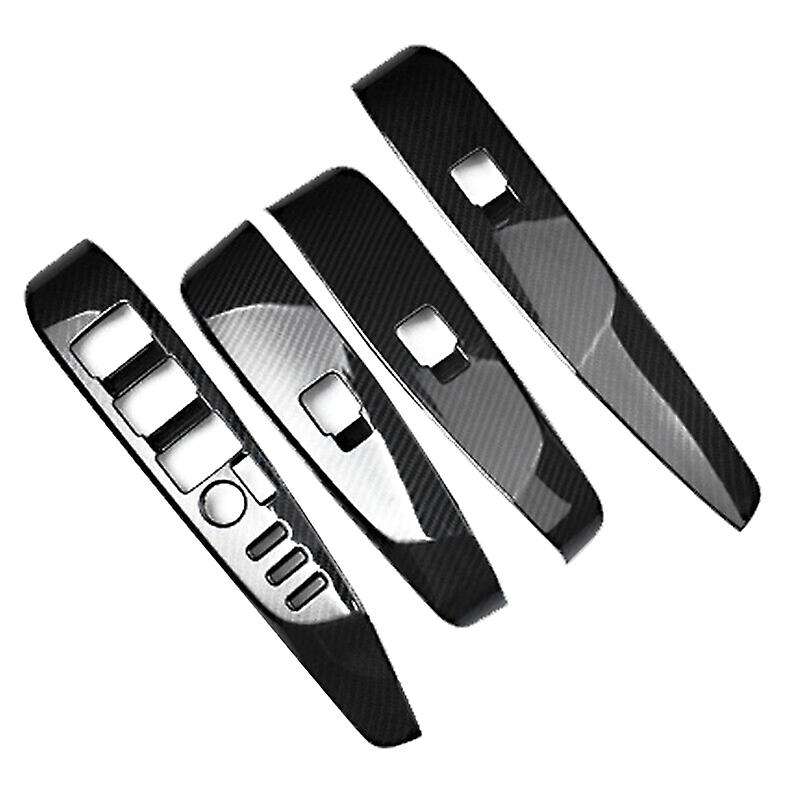Car Window Master Control Switch Window Lift Switch Button Cover Trim Panel for 8Th 2018-2020