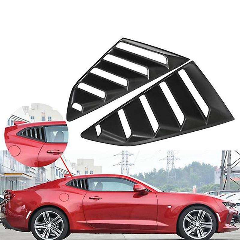 Car Window Louver Cover,Rear Louver Frame Vent,Window Decoration Rear Windshield Side Vent,for 2017+
