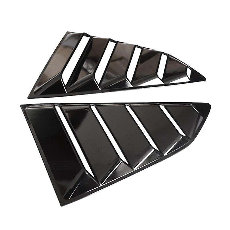 Car Window Louver Cover,Rear Louver Frame Vent,Window Decoration Rear Windshield Side Vent,for 2017+
