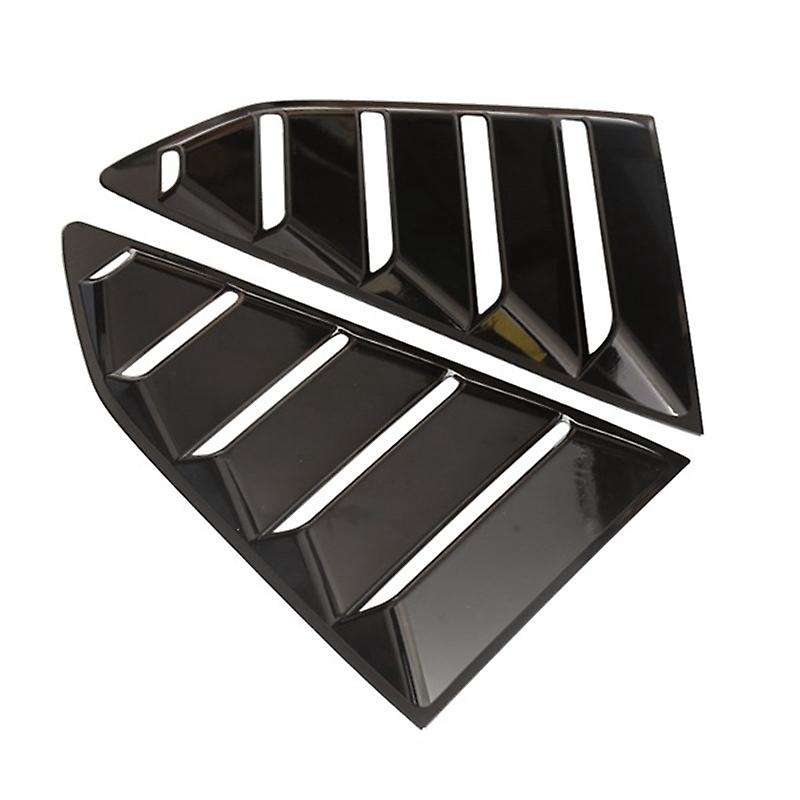 Car Window Louver Cover,Rear Louver Frame Vent,Window Decoration Rear Windshield Side Vent,for 2017+