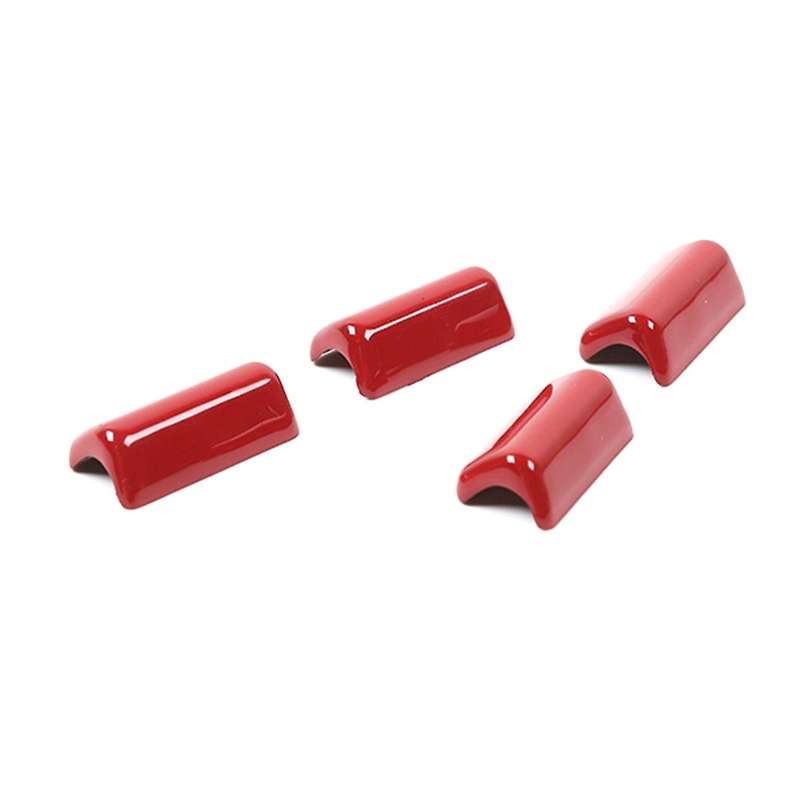 Car Window Lifting Switch Button Trim Cover ABS for Jimny 2019 2020 2021 Accessories (Red)