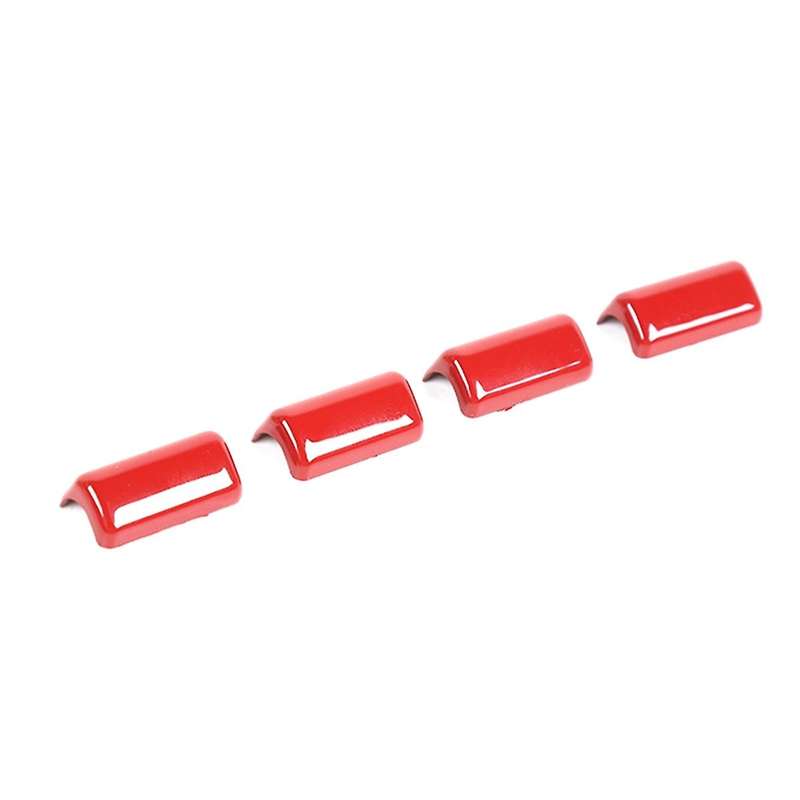 Car Window Lifting Switch Button Trim Cover ABS for Jimny 2019 2020 2021 Accessories (Red)