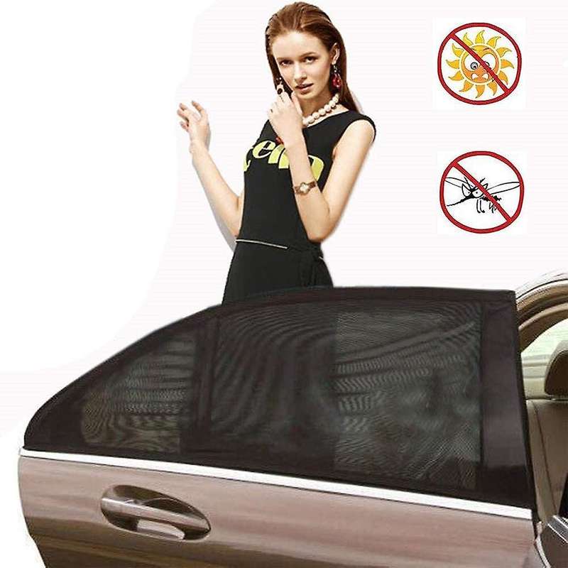 Car Window Shade,Side Window Shade Stretchable and Breathable Sun Shade Fit for All Cars/Trucks/SUVs