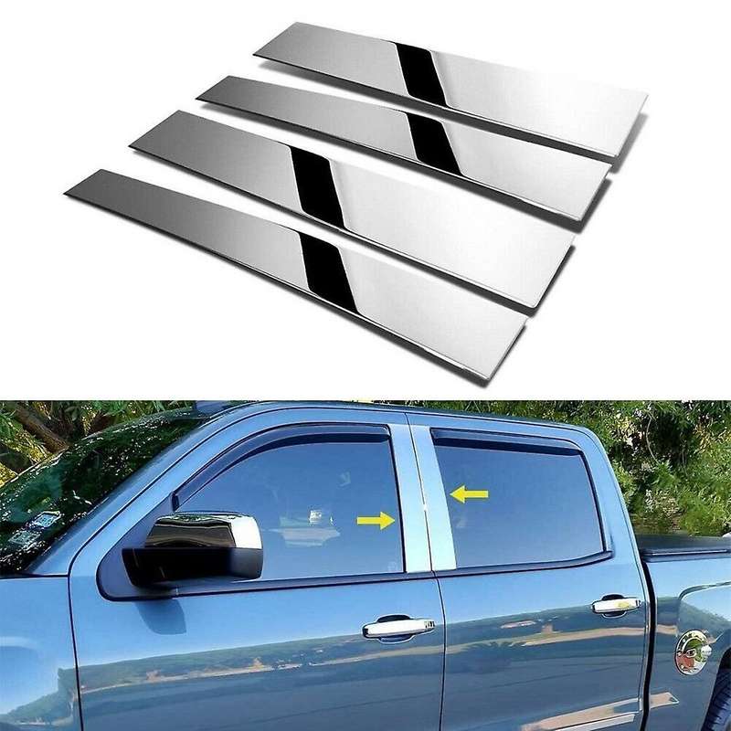 Car Window Pillar Post Cover Trim Protection for 2014-2018