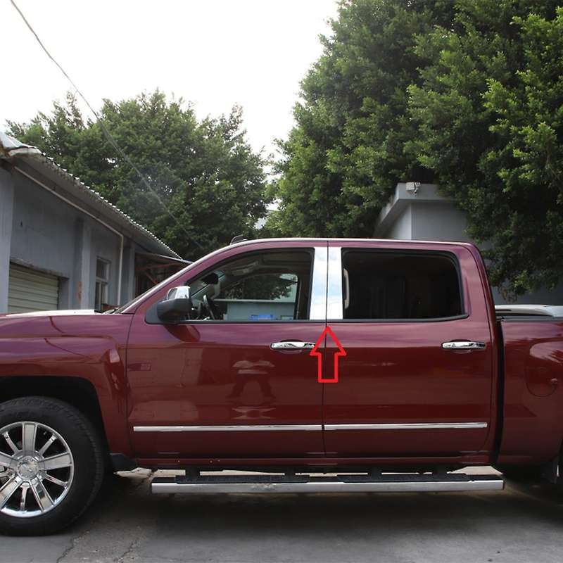 Car Window Pillar Post Cover Trim Protection for 2014-2018