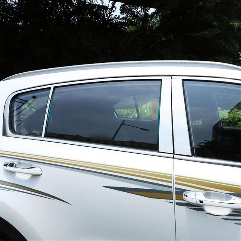 Car Window Pillar Trim Cover Car Center Pillar Protector Suitable for QL 2017 2018 2019 2020