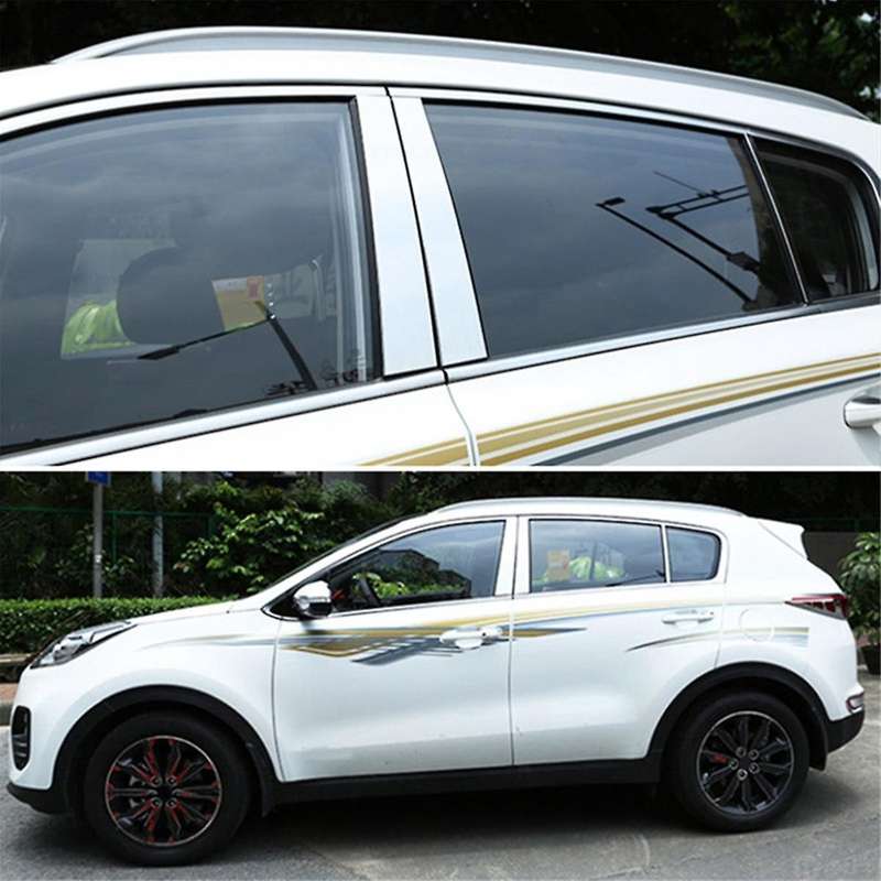 Car Window Pillar Trim Cover Car Center Pillar Protector Suitable for QL 2017 2018 2019 2020