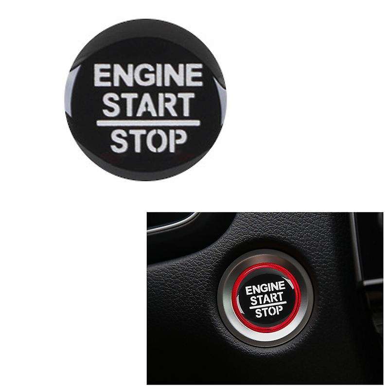 Car Window Switch Button Gear Button Air Conditioning Button Engine Start Trim Cover Sticker for -V