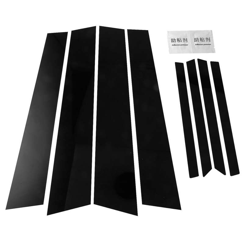 Car Window Trim Sticker Middle Column Stickers Decoration PVC for Vezel 2015-2018