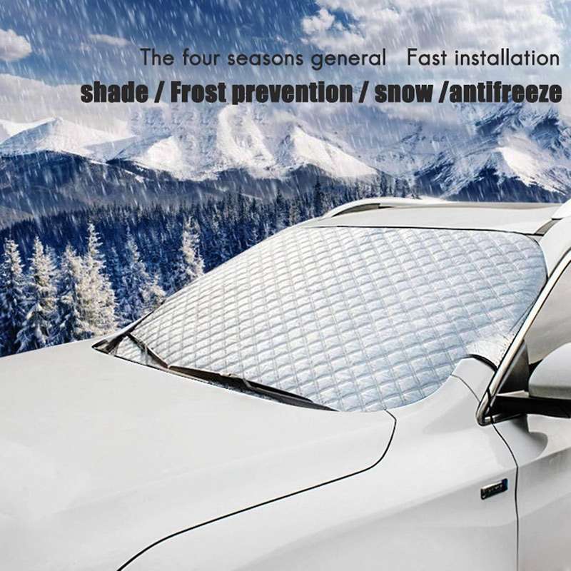 Car Windscreen Cover Thicken Sunscreen Snow Ice Frost Windscreen Cover Sun Shade Protector 190X95cm