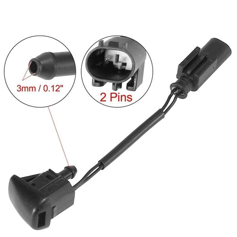 Car Windshield Heated Washer Sprayer Nozzle Jet 61667054445 for 6 Series E63 E64 2002-2007