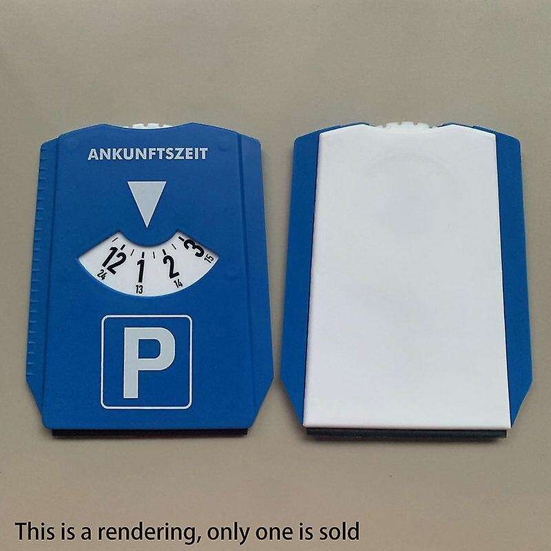 Car Windshield Snow Shovel Time Display Disc Return Time Note Ice Scraper Car Parking Time Sign Time