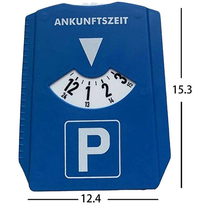 Car Windshield Snow Shovel Time Display Disc Return Time Note Ice Scraper Car Parking Time Sign Time