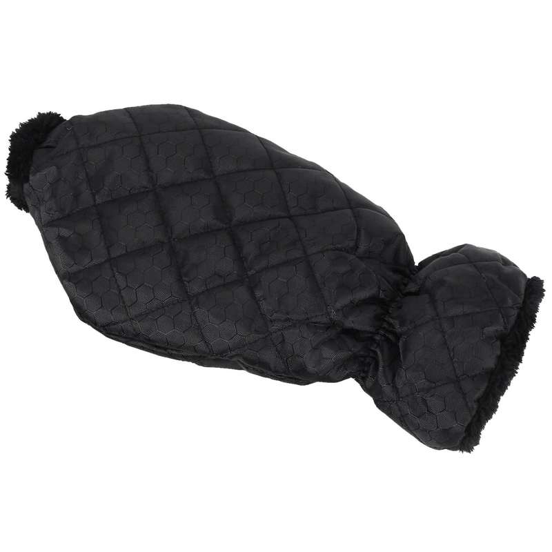 Car Windshield Snow Scraper Mitten with Durable Handle, Waterproof Snow Remover Glove with Warm Thic