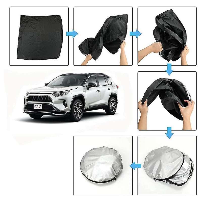 Car Windshield Sunshade Protector for 2019-2022 Hybrid Prime LE, XLE , XLE Premium, Adventure, Off-R