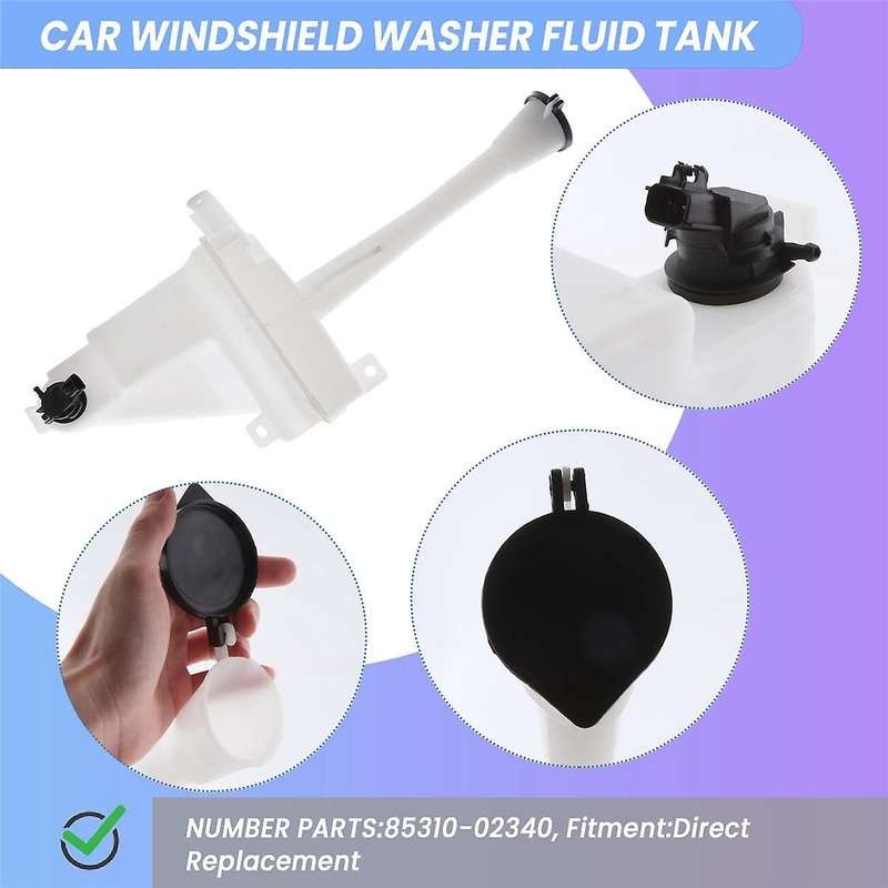 Car Windshield Washer Fluid Reservoir Washer Tank Water Pump 85310-02340 for Altis 2008-2013