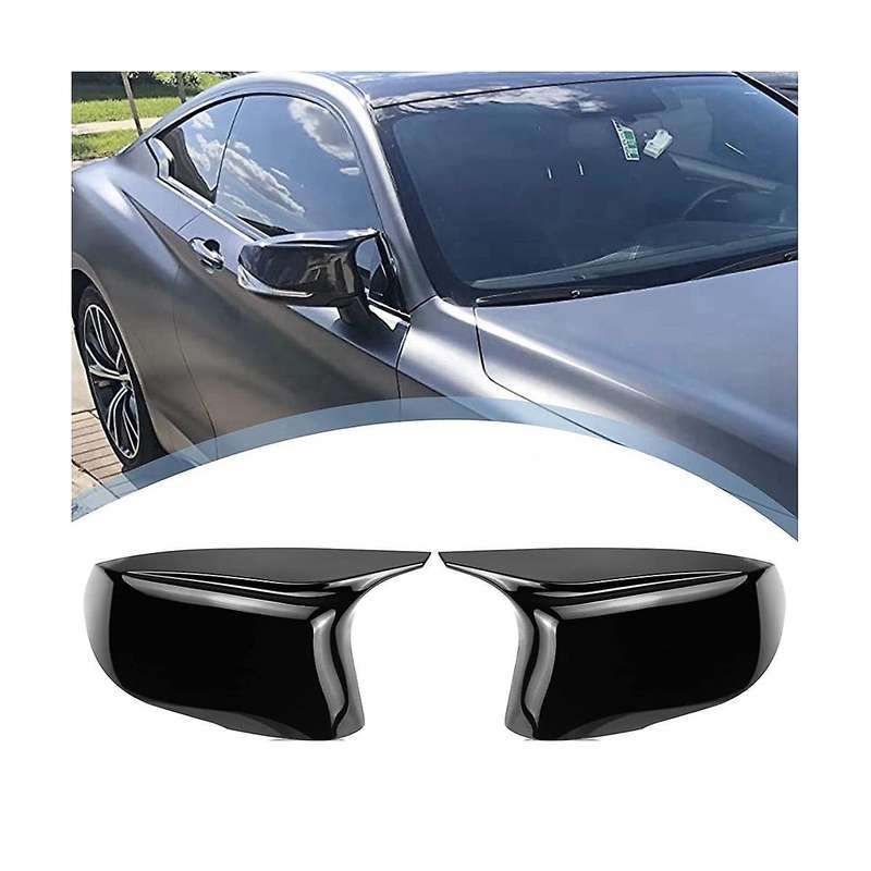 Car Wing Side Mirror Cover Car Rearview Mirror for Qx30 Q50s Q50 Q60 Q70 2014 - 2023