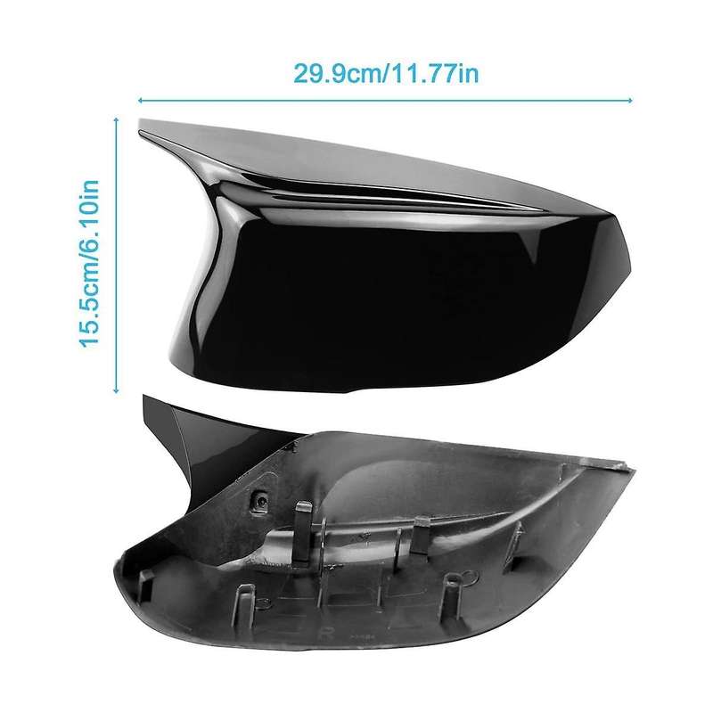 Car Wing Side Mirror Cover Car Rearview Mirror for Qx30 Q50s Q50 Q60 Q70 2014 - 2023