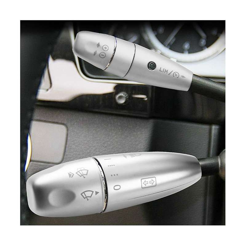 Car Wiper Shift Lever Cruise Sequins Cover Trim Stickers Interior Decals for S Class W221 2006-2013