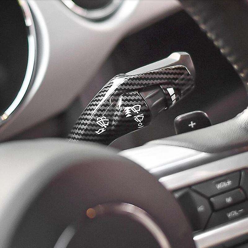 Car Wiper Shift Lever Rod Cover Decorative Sticker Trims Frame for 2015 2016 2017 2018 2019 2020, Bl