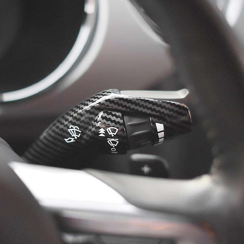 Car Wiper Shift Lever Rod Cover Decorative Sticker Trims Frame for 2015 2016 2017 2018 2019 2020, Bl