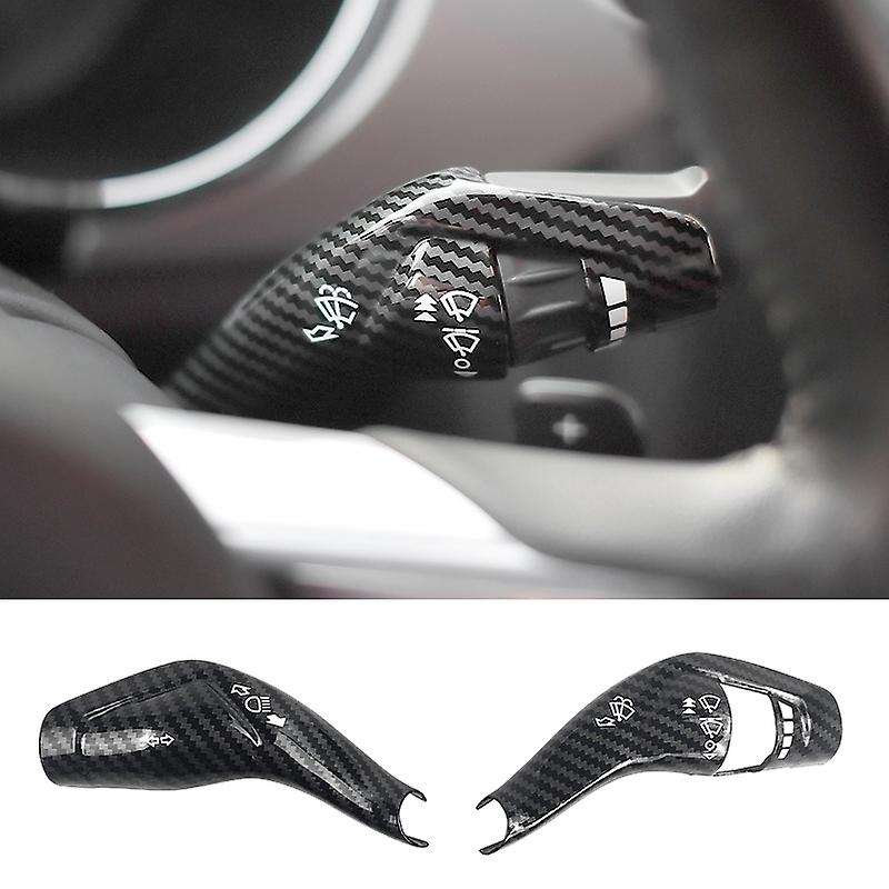 Car Wiper Shift Lever Rod Cover Decorative Sticker Trims Frame for 2015 2016 2017 2018 2019 2020, Bl