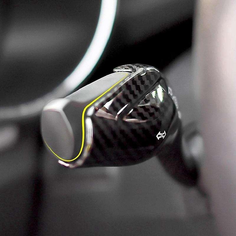 Car Wiper Shift Lever Rod Cover Decorative Sticker Trims Frame for 2015 2016 2017 2018 2019 2020, Bl