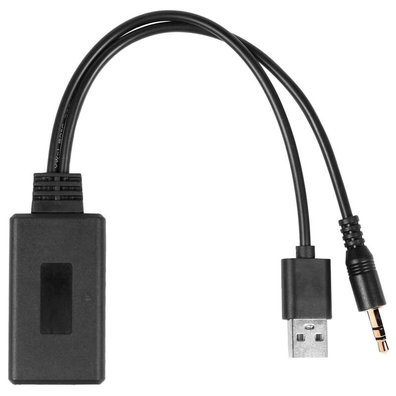Car Wireless Bluetooth Module Music Adapter Auxiliary Receiver Aux Audio Usb 3.5mm Socket for Bmw E