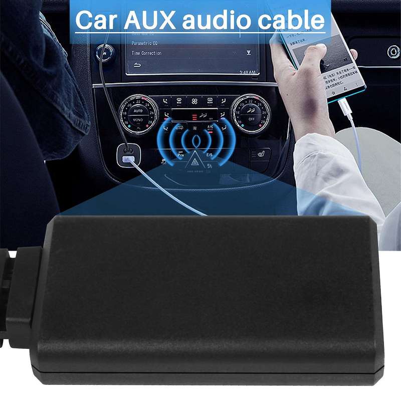 Car Wireless Bluetooth Module Music Adapter Auxiliary Receiver Aux Audio Usb 3.5mm Socket for Bmw E
