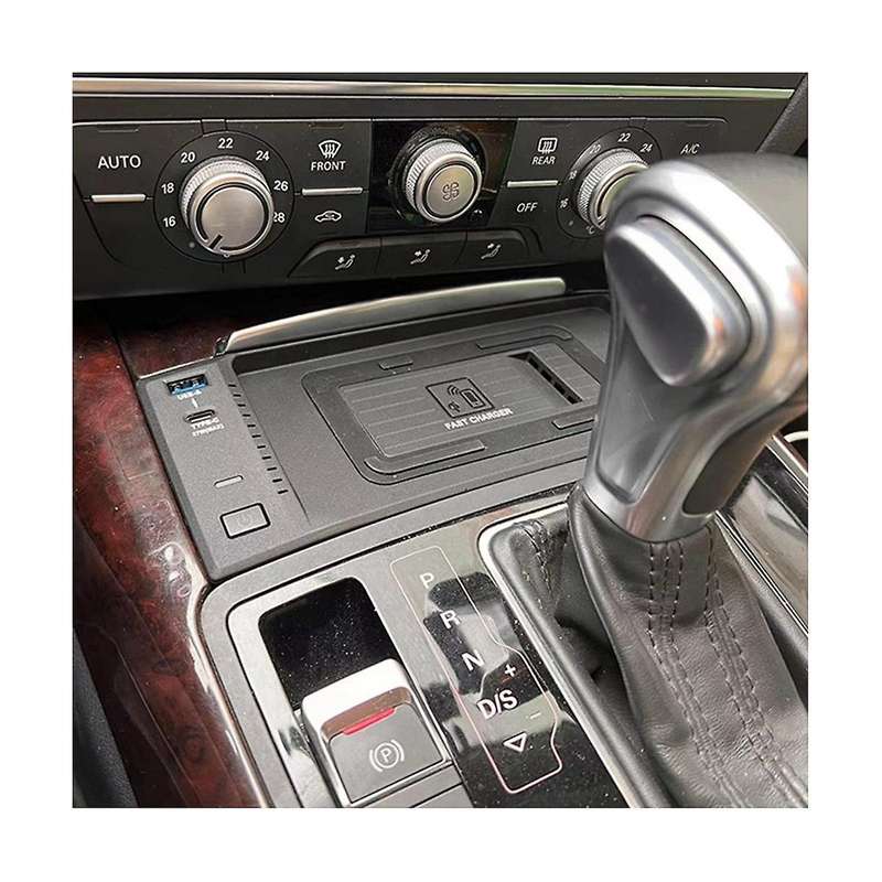 Car Wireless Charger Charging Holder Fast Charing Accessories Plate for A6 A7 C7 Rs6 2012- 2018