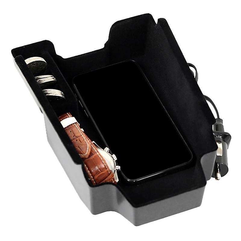 Car Wireless Charging Armrest Center Console Organizer Storage Box Charging for XT5 2017-2020